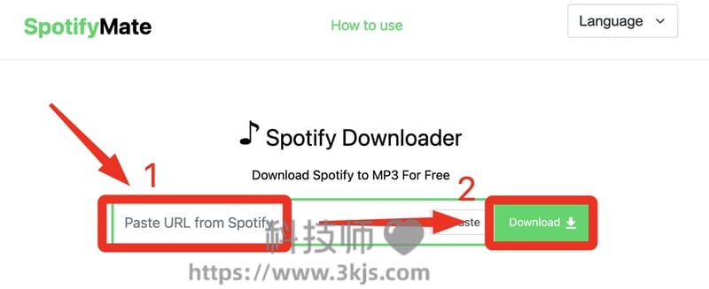 
SpotifyMate - Spotify音乐解析下载的在线工具
