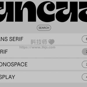 UNCUT.wtf - 可商用英文字体下载网站
