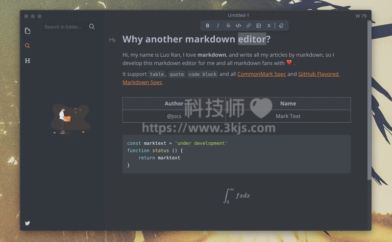 MarkText - Markdown编辑器(支持Win/Mac/Linux)