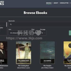 StandardeBooks - 免费电子书下载网站