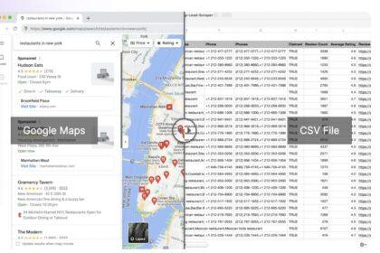 Map Lead Scraper - Google Maps地图数据抓取工具「Chrome插件」