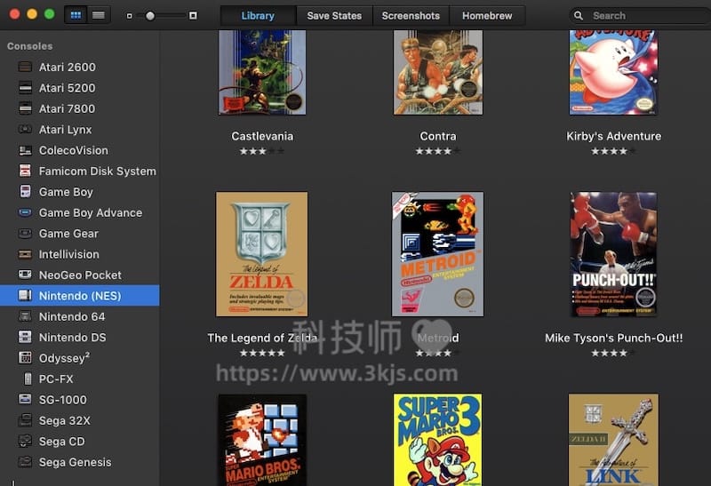 OpenEmu - Mac街机游戏模拟器(免费)