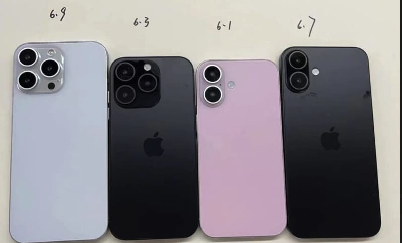 iPhone 16 屏幕全新尺寸曝光，4款大小完全不同