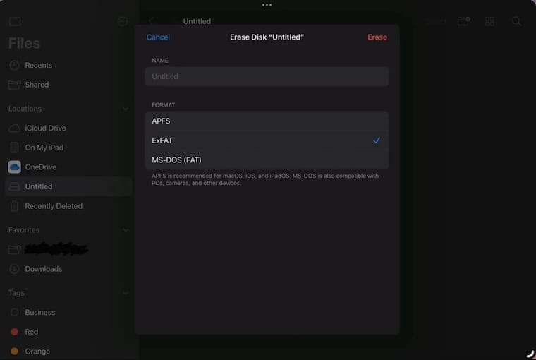 iPadOS 18 新增支持外接硬盘格式化，进一步增强iPad生产力