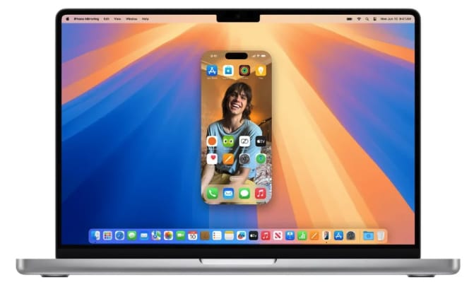 macOS Sequoia Beta 2首次引入iPhone Mirroring功能