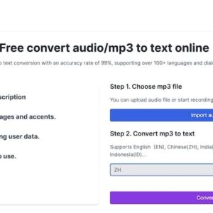 mp3totext.online - 语音转文字的在线工具