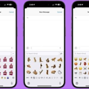 苹果 iOS 18 / iPadOS 18  Developer Beta 3 测试版撤回表情符号与贴图改动