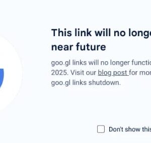 Google 网址缩短服务 Goo.gl 将于2025年8月停止运营