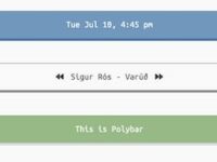 Polybar - Linux自定义状态栏工具