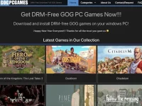 FreeGOGPCGames - GOG游戏免费下载网站