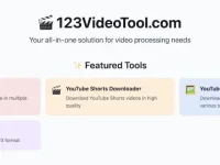 123VideoTool - 免费的在线油管视频下载工具
