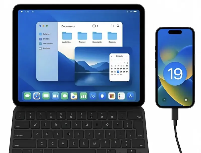 苹果 iOS 19 有望加入 USB-C 外接显示器功能