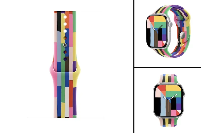 苹果发布2025年Apple Watch Pride限量版运动表带、表盘和壁纸