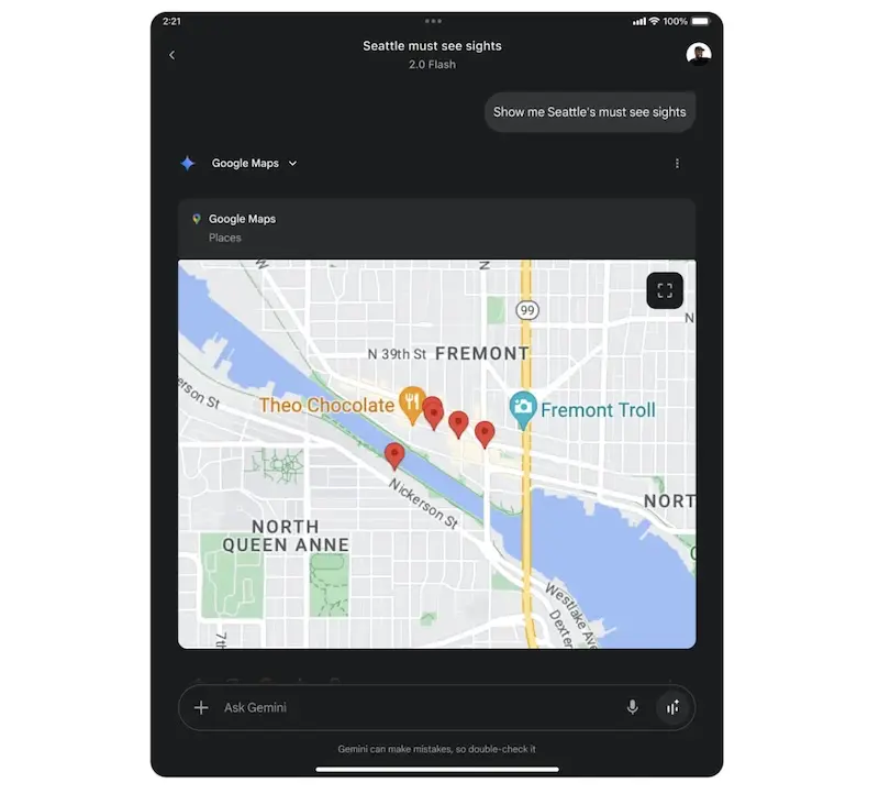 Google Gemini终于登陆iPad,正式支持全屏与分屏多任务模式