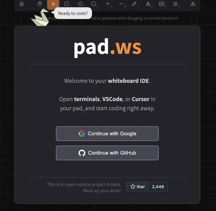 Pad.ws 在线白板 - 在线协作工具,提升团队效率