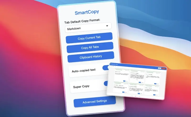 SmartCopy 一键全能复制工具,轻松复制网页内容
