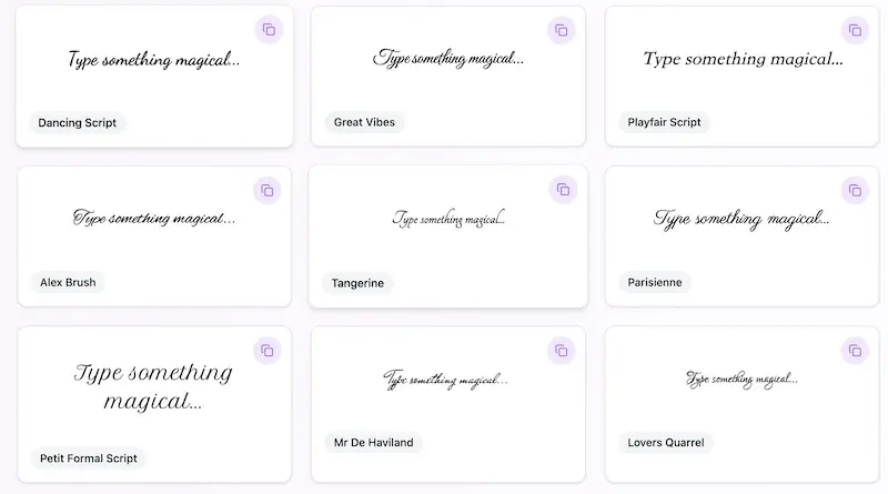 Calligraphy Font Generator - 英文书法字体在线生成器，轻松创建优雅文本