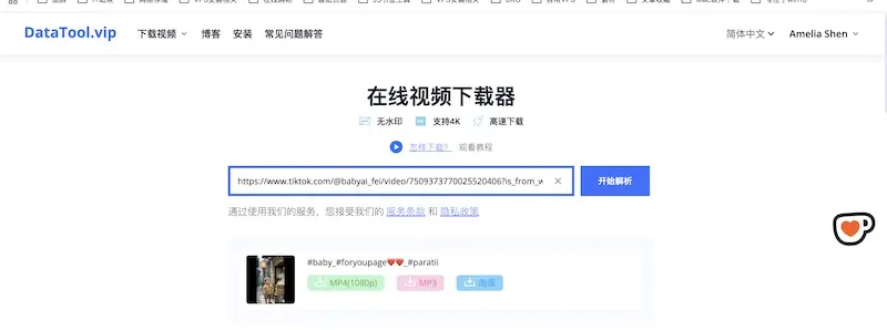 DataTool.vip :在线视频下载网站,轻松下载无水印高清在线视频
