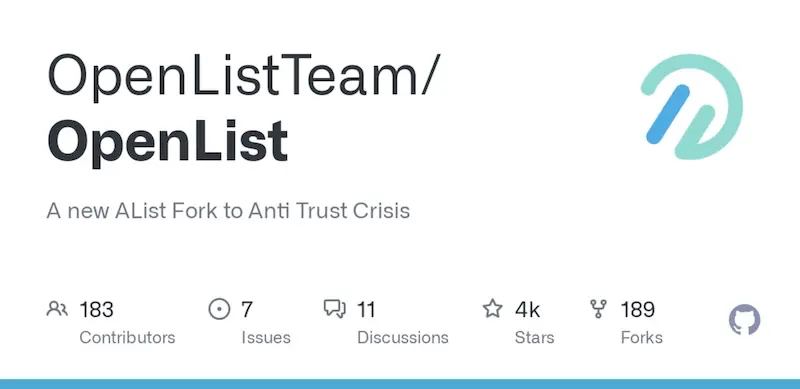 OpenList : 多功能网盘挂载工具,Alist替代品