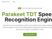 Parakeet TDT:语音识别转文字在线工具,快速准确将语音转换成文字