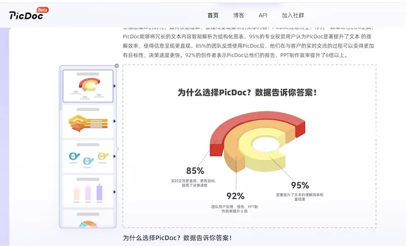 PICDOC:文字转视觉效果图在线AI工具