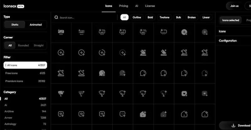 Iconsax:在线免费矢量图标库,海量免费图标