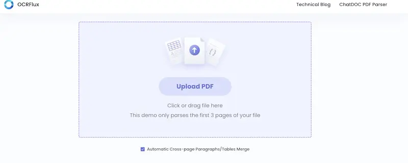 OCRFlux:PDF转Markdown开源免费转换工具,轻松实现PDF到Markdown的转换