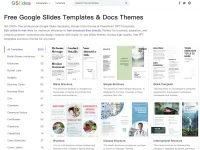 Gslides:谷歌文档幻灯片模板免费下载网站,海量谷歌文档幻灯片模板