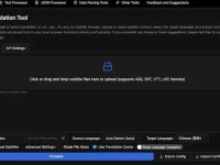 Subtitle Translator : 批量字幕翻译工具，免费开源支持50+语言秒级翻译