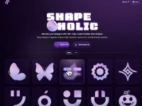 Shape-O-Holic:矢量图片素材库,140+免费矢量图形素材