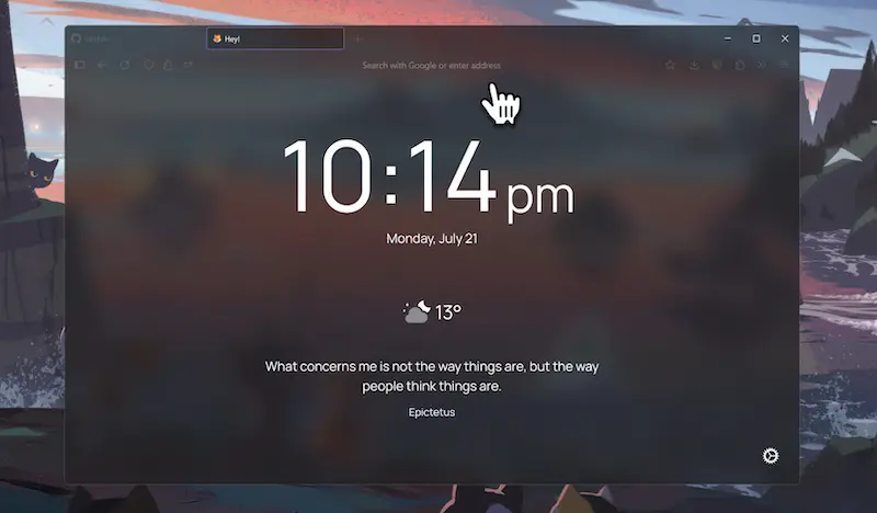 Latin Accent：半透明用户界面的Firefox主题