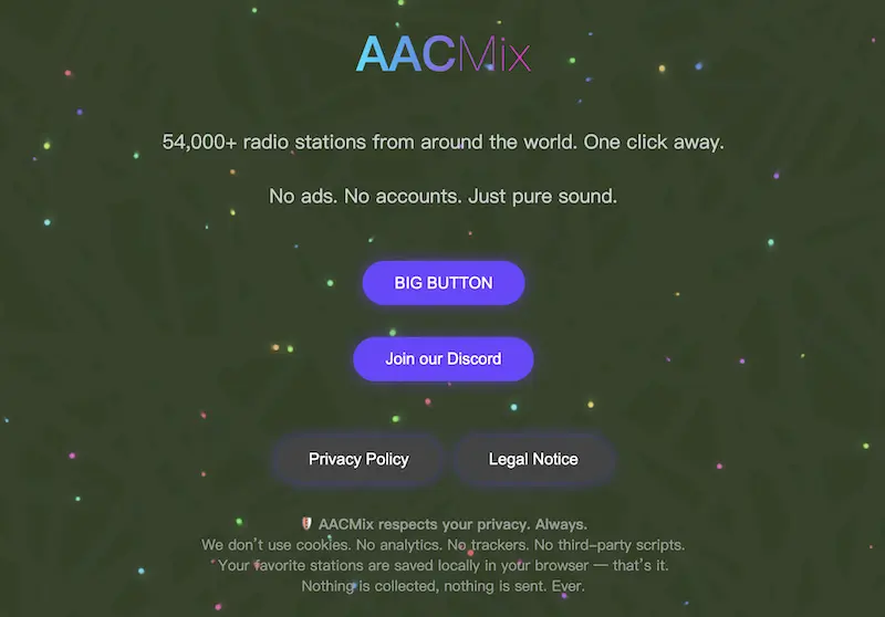 AACMix：全球广播电台在线收听，覆盖全球54000+在线电台