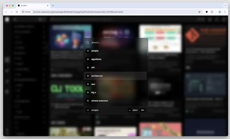 FavBox：Chrome书签管理器，提升书签管理效率