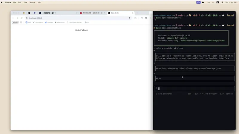 OpenCoder：免费开源的Claude Code替代品，支持多平台AI编程助手