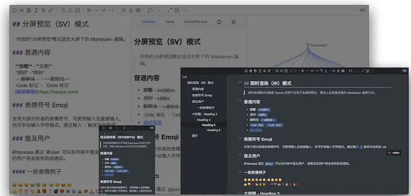 Vditor:浏览器端Markdown编辑器,提升Markdown编辑体验