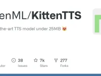 KittenTTS:轻量级文本转语音模型