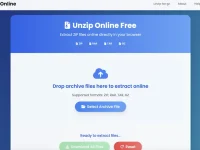 Unzip Online：在线解压缩网站，免费在线解压缩文件