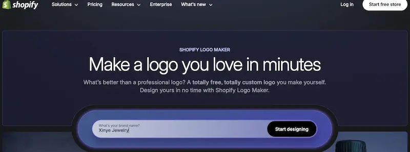 Shopify Logo Maker:免费logo在线制作工具,轻松创建自己的专业logo