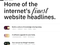 Website Headlines:网站标题灵感网站