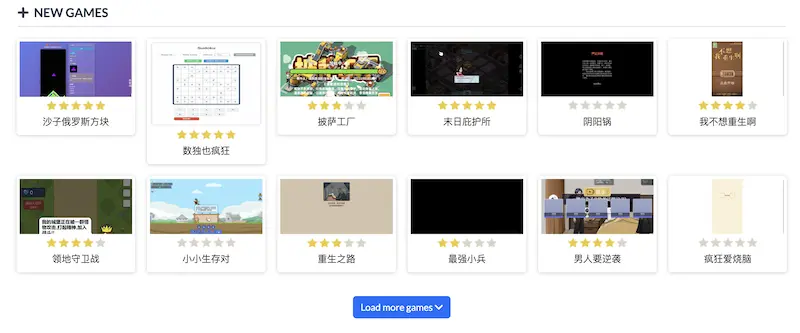 Hack-Games：免费在线小游戏平台