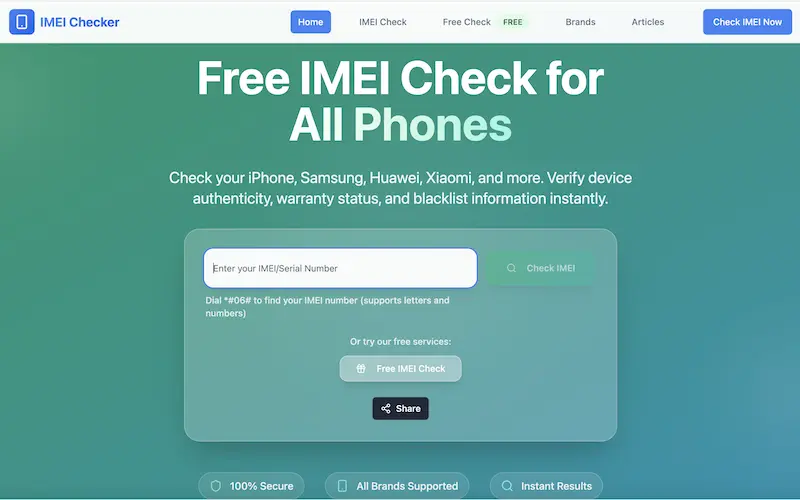 IMEI Checker:在线imei查询工具,轻松验证手机IMEI码